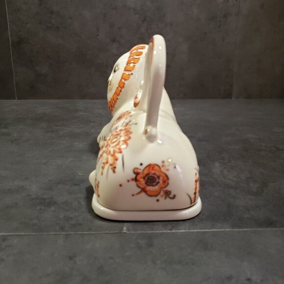 Anthropologie Lion Ceramic Covered Butter Dish Sergio Bustamante Style Design - Picture 5 of 11